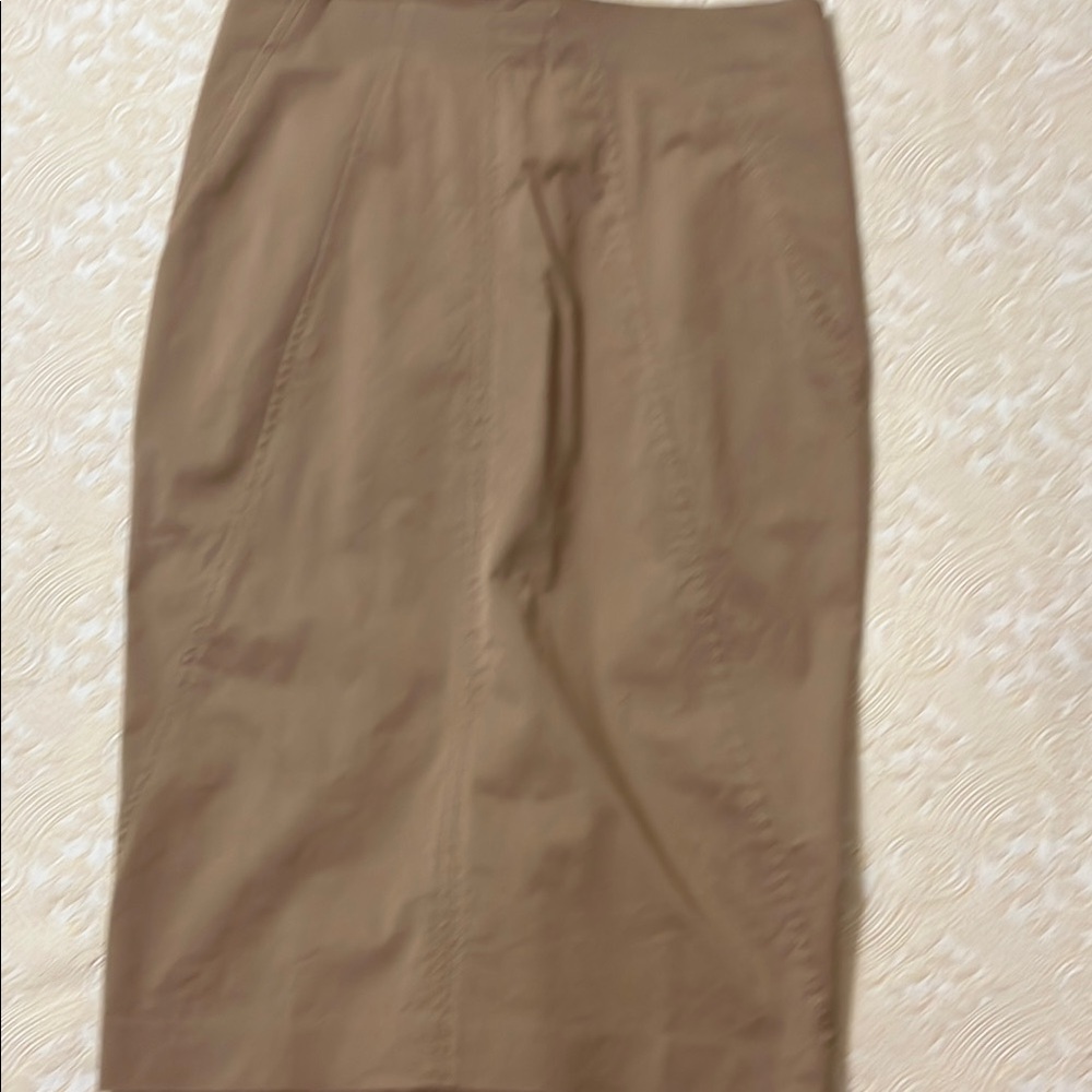 Victoria's Secret Tan Midi Skirt